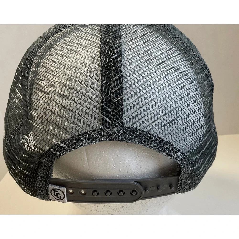 CG Habitats Sports Haus Adventure Outpost Camo Trucker Hat Snapback Grey Cap